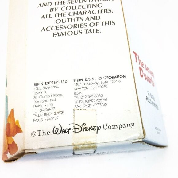 80’s Vintage Bashful Dwarf Doll Snow White Collectible - Picture 10 of 10